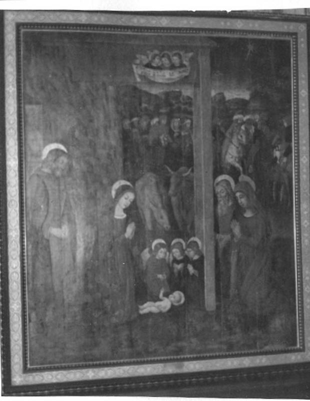 natività di Gesù (dipinto) di Loschi Bernardino (sec. XVI)