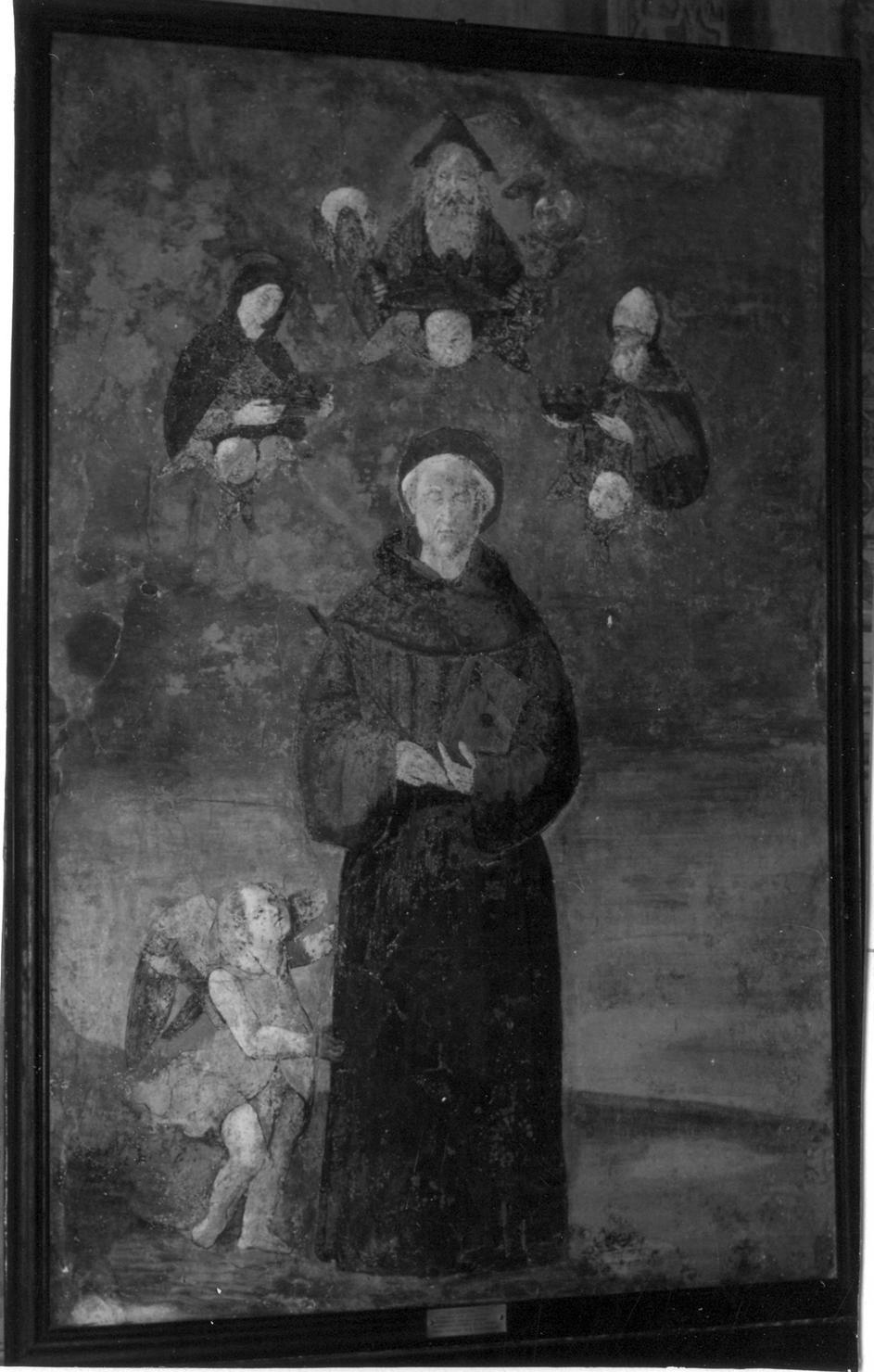 gloria di San Nicola da Tolentino (dipinto) di Loschi Bernardino (fine/inizio secc. XV/ XVI)