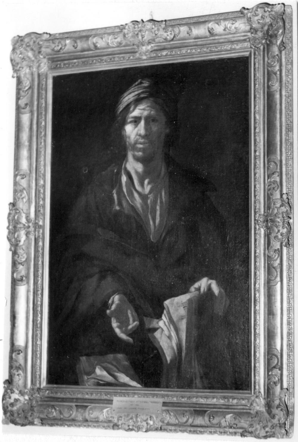 filosofo (dipinto) - ambito napoletano (metà sec. XVII)