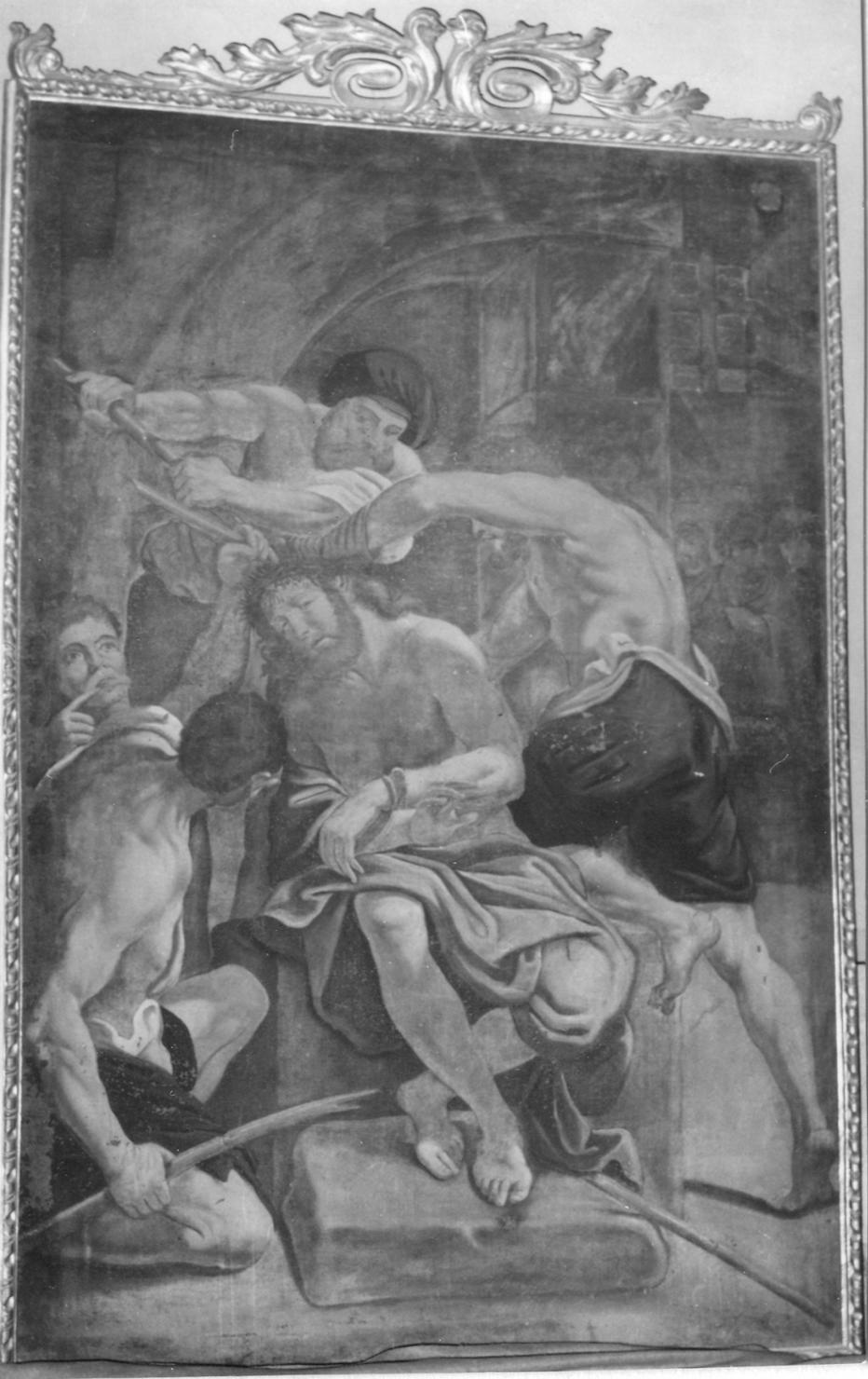 incoronazione di spine (dipinto) di Barbieri Giuseppe Maria (attribuito) (inizio sec. XVIII)