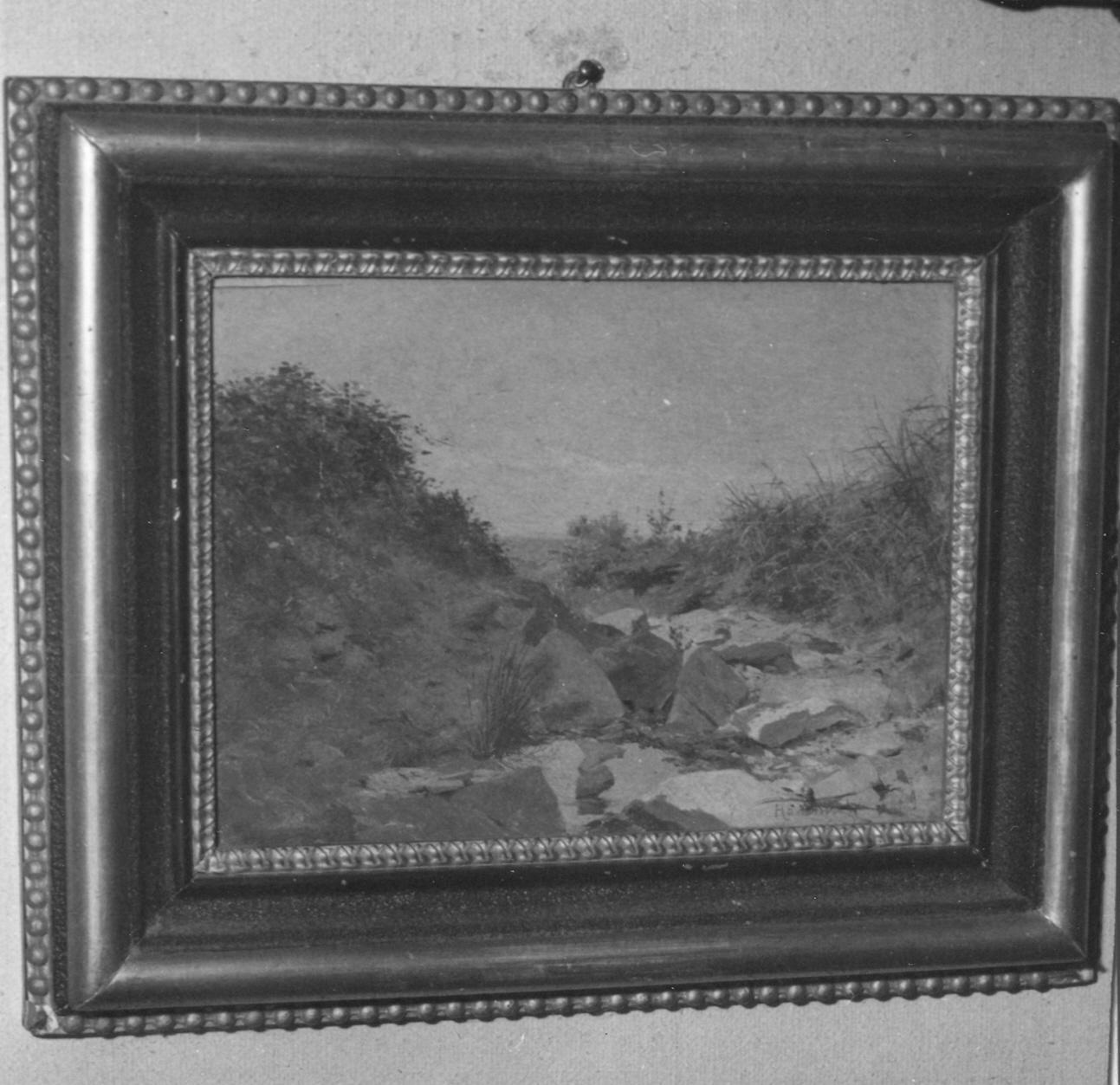 paesaggio (dipinto) - ambito toscano (sec. XIX)