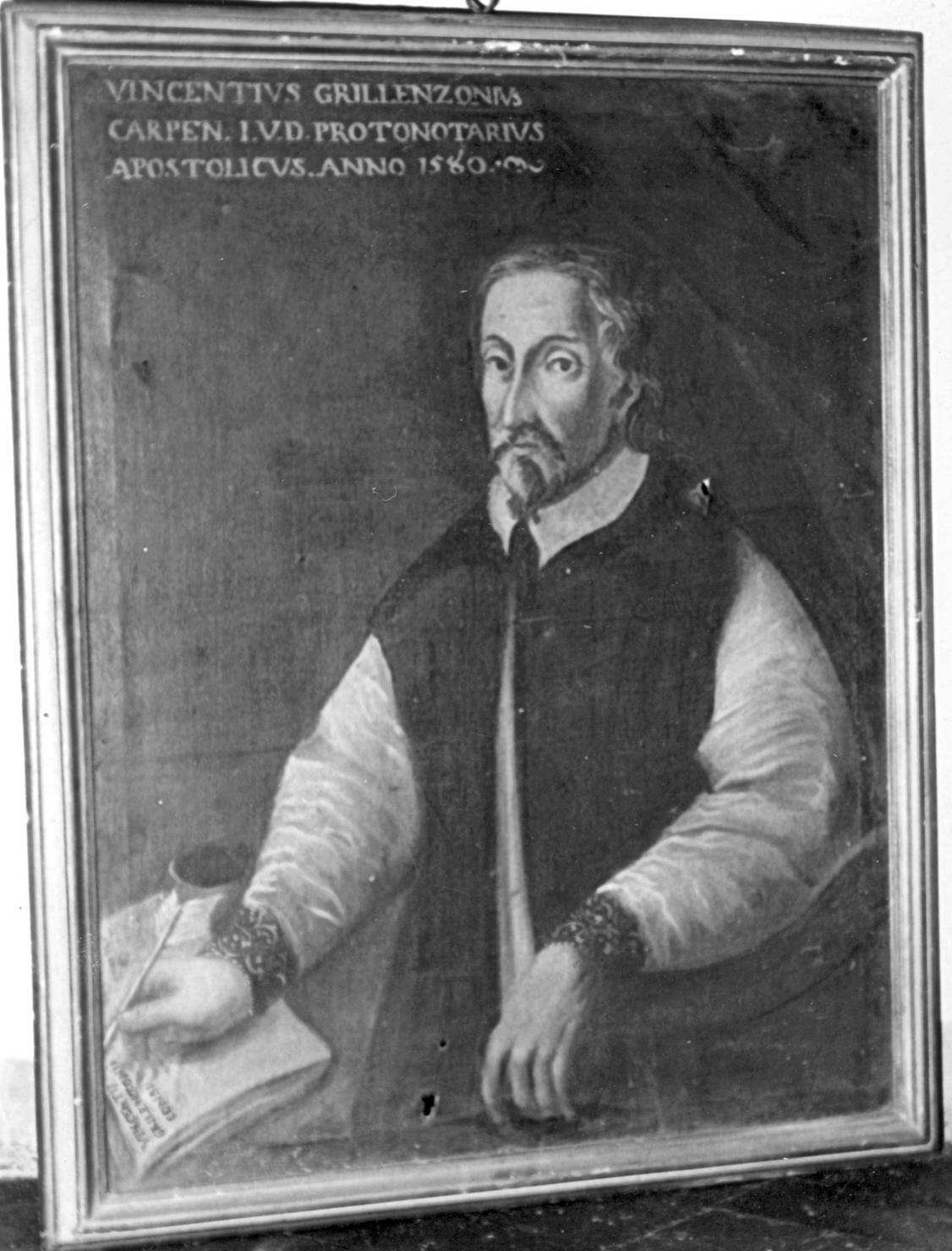 ritratto di Vincenzo Grillenzoni (dipinto) di Montanari Antonio detto Postetta (seconda metà sec. XVIII)