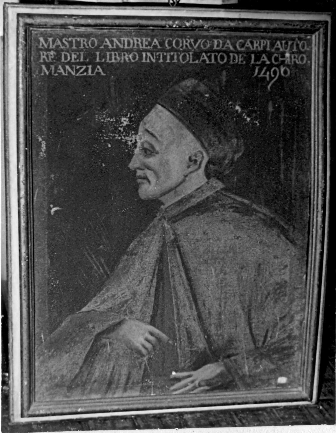 ritratto di Andrea Corvo (dipinto) di Montanari Antonio detto Postetta (seconda metà sec. XVIII)