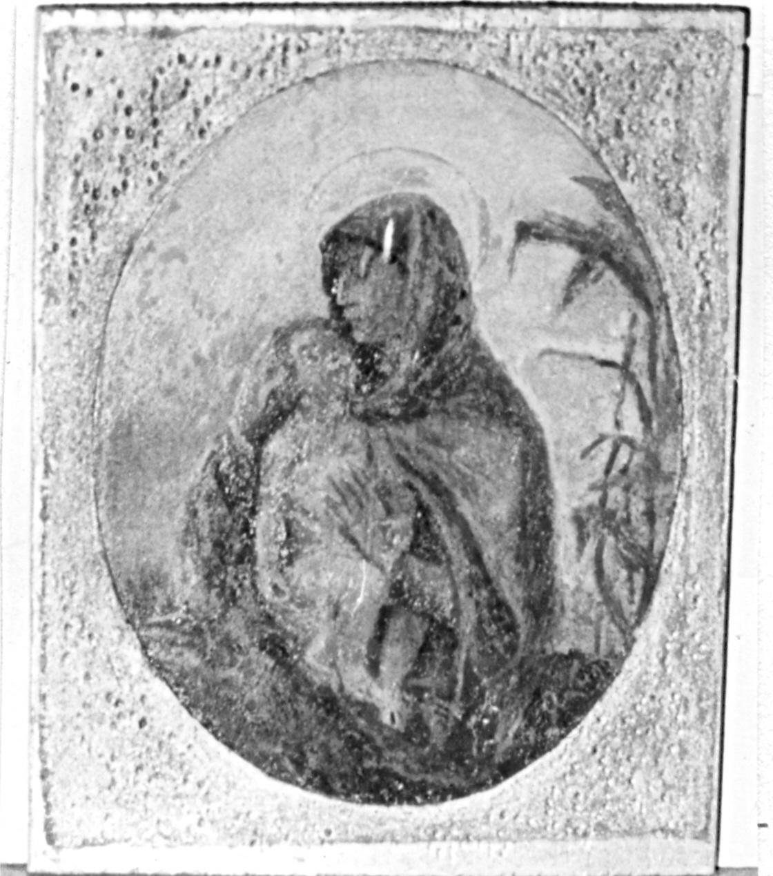Madonna con Bambino (dipinto) di Lugli Albano (fine sec. XIX)