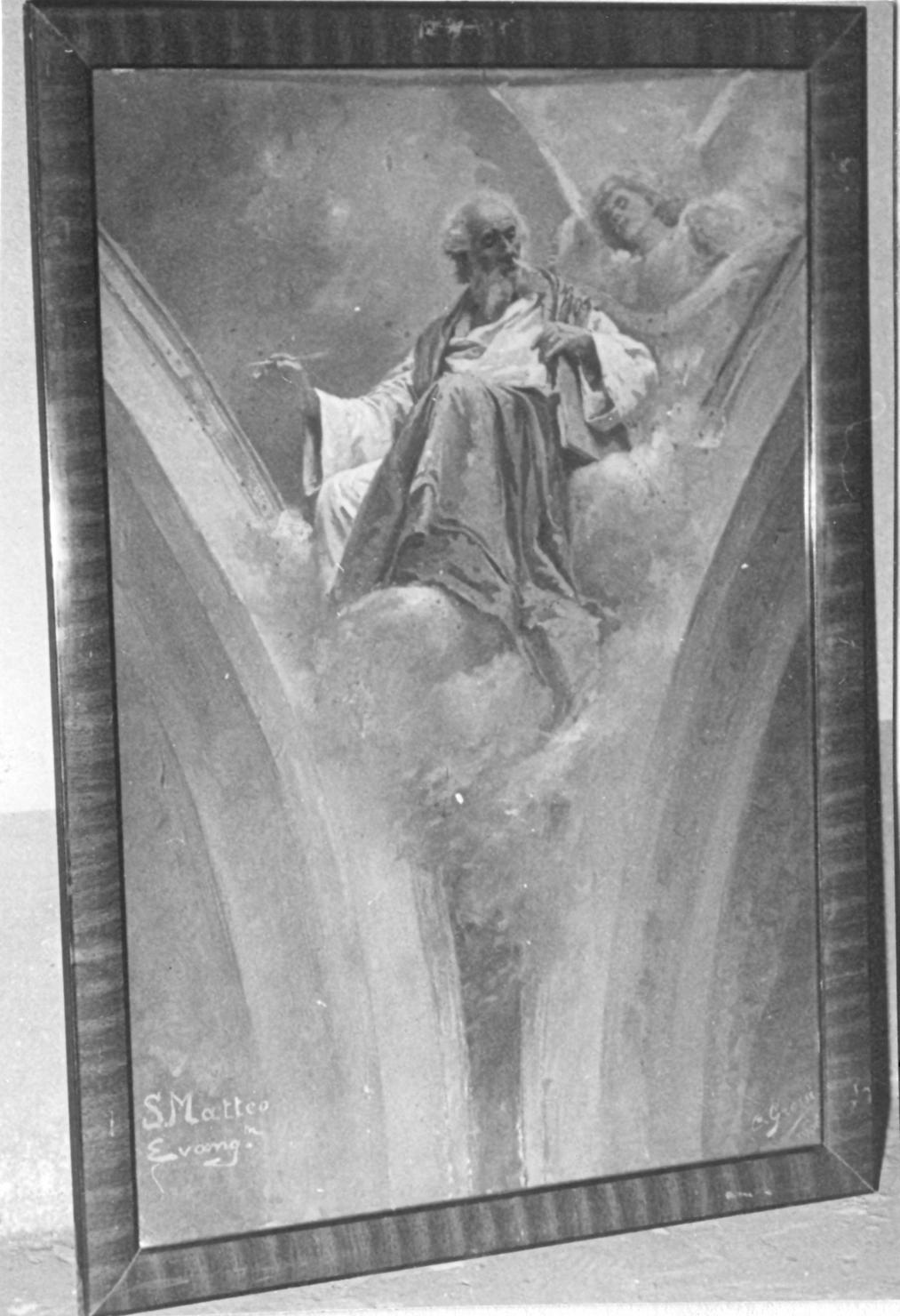 San Matteo Evangelista (dipinto) di Grossi Carlo (sec. XX)