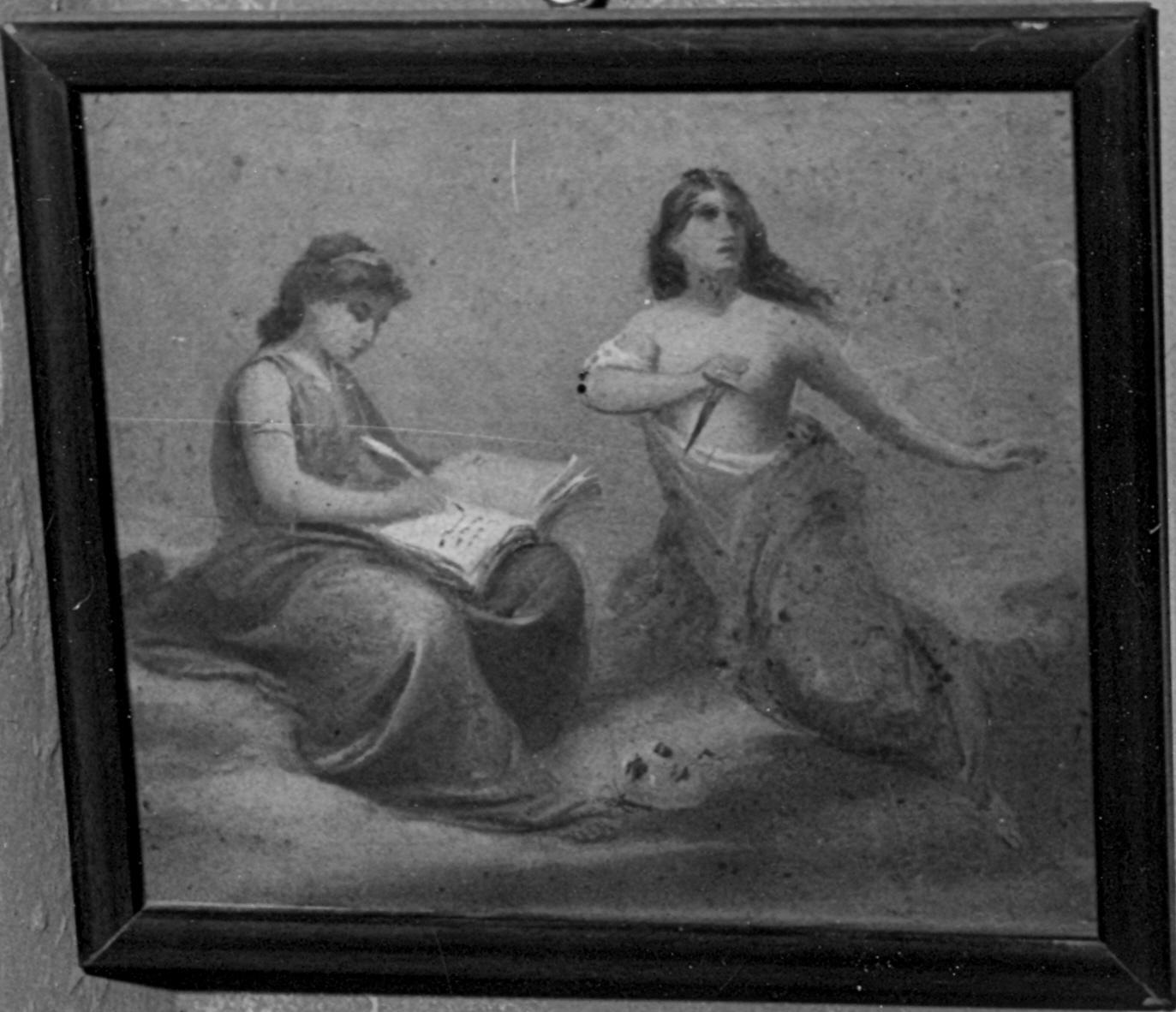 allegoria della poesia e della tragedia (dipinto) di Forti Fermo (seconda metà sec. XIX)