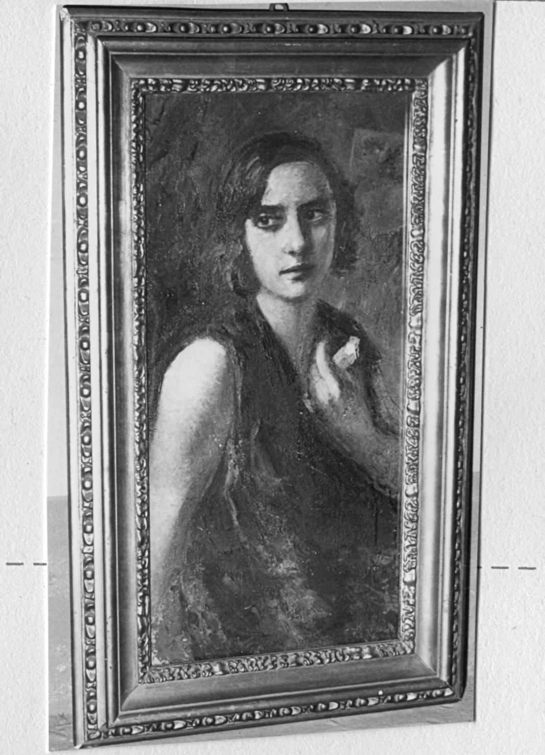 ritratto di donna (dipinto) di Messori Orfeo (primo quarto sec. XX)