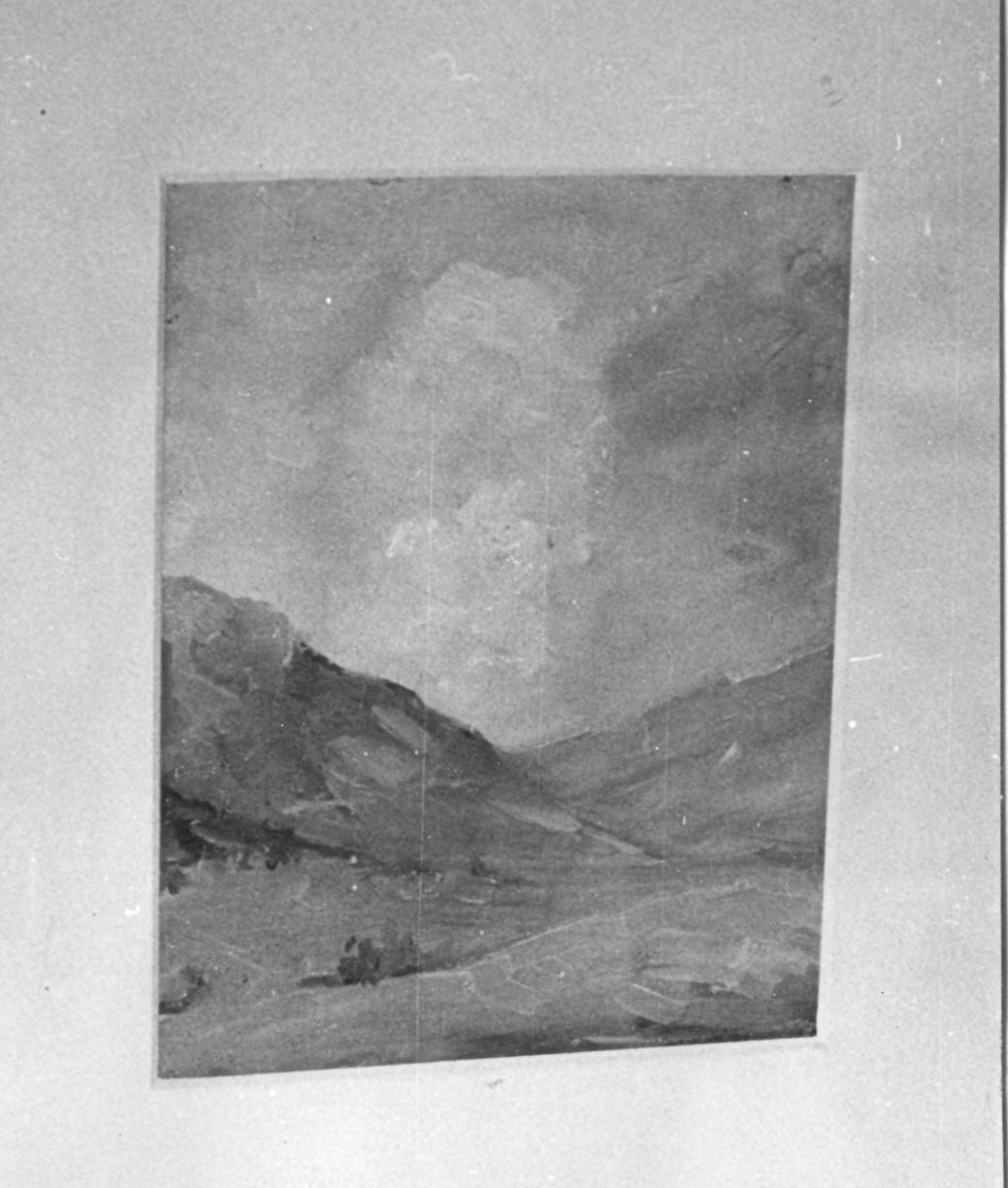 paesaggio montano (dipinto) di Messori Orfeo (sec. XX)