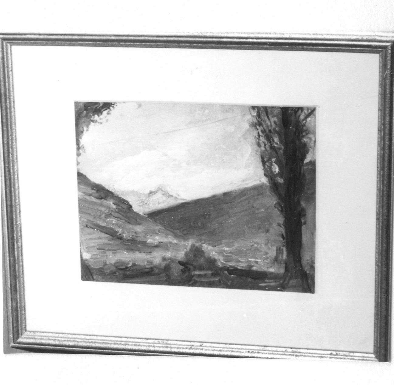 paesaggio montano (dipinto) di Messori Orfeo (sec. XX)