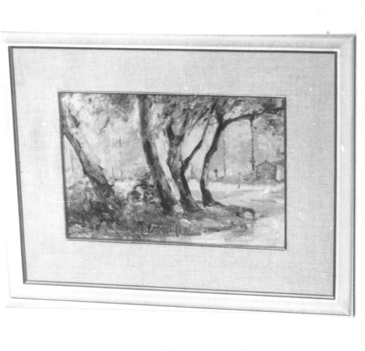 giardino (dipinto) di Messori Orfeo (primo quarto sec. XX)