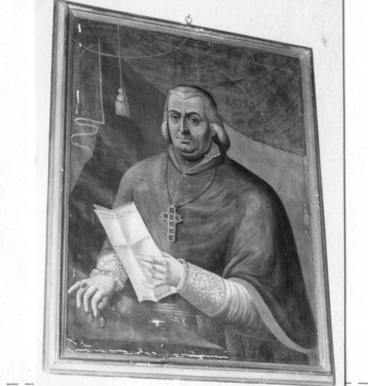 ritratto di monsignore Giacomo Boschi (dipinto) di Bianchini Ciarlini Ippolito (inizio sec. XX)