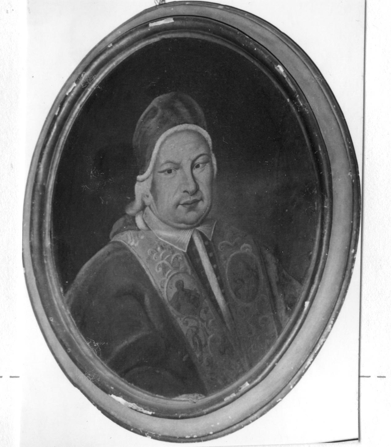 ritratto di Papa Benedetto XIV (dipinto) - ambito emiliano (seconda metà sec. XVIII)