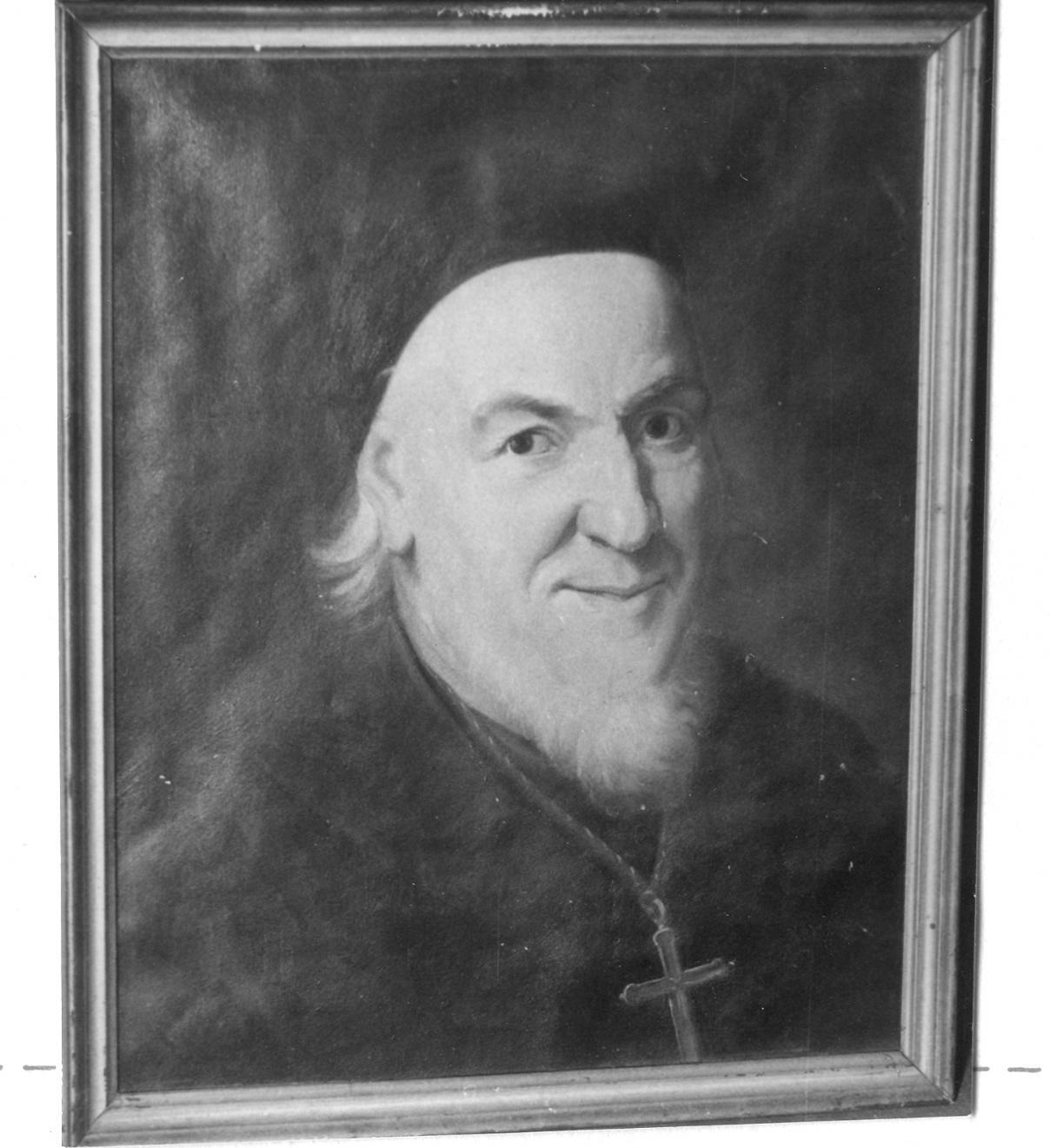 ritratto di ecclesiastico (dipinto) di Lugli-Grisanti Ottorino (metà sec. XIX)