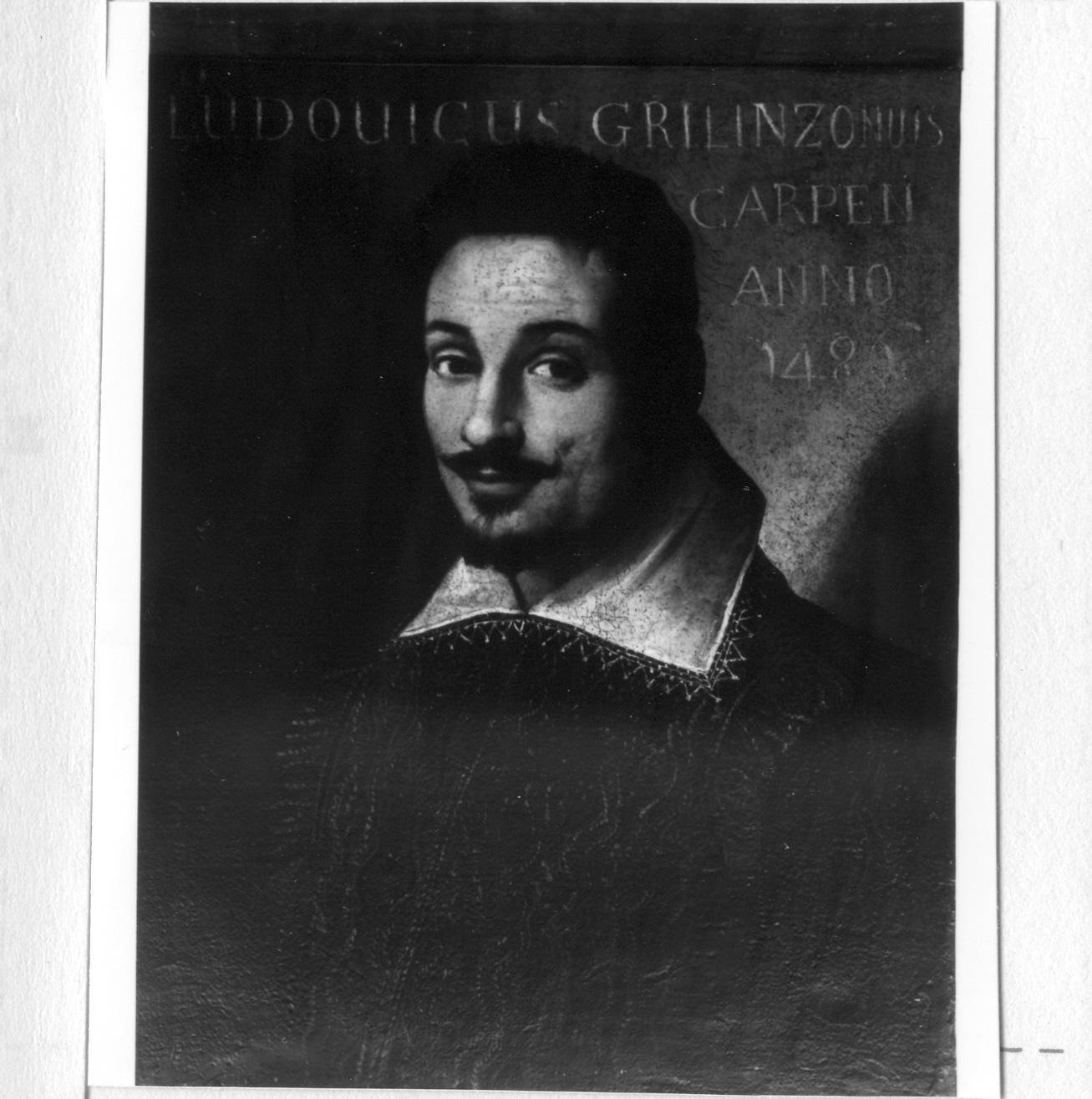 ritratto di Ludovico Grillenzoni (dipinto) - ambito carpigiano (prima metà sec. XVII)