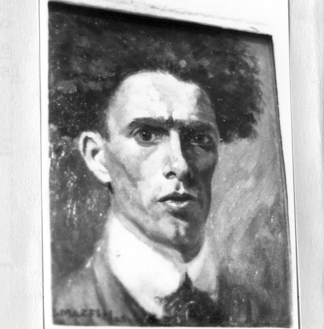 autoritratto di Nello Mazelli (dipinto) di Mazelli Nello (sec. XX)