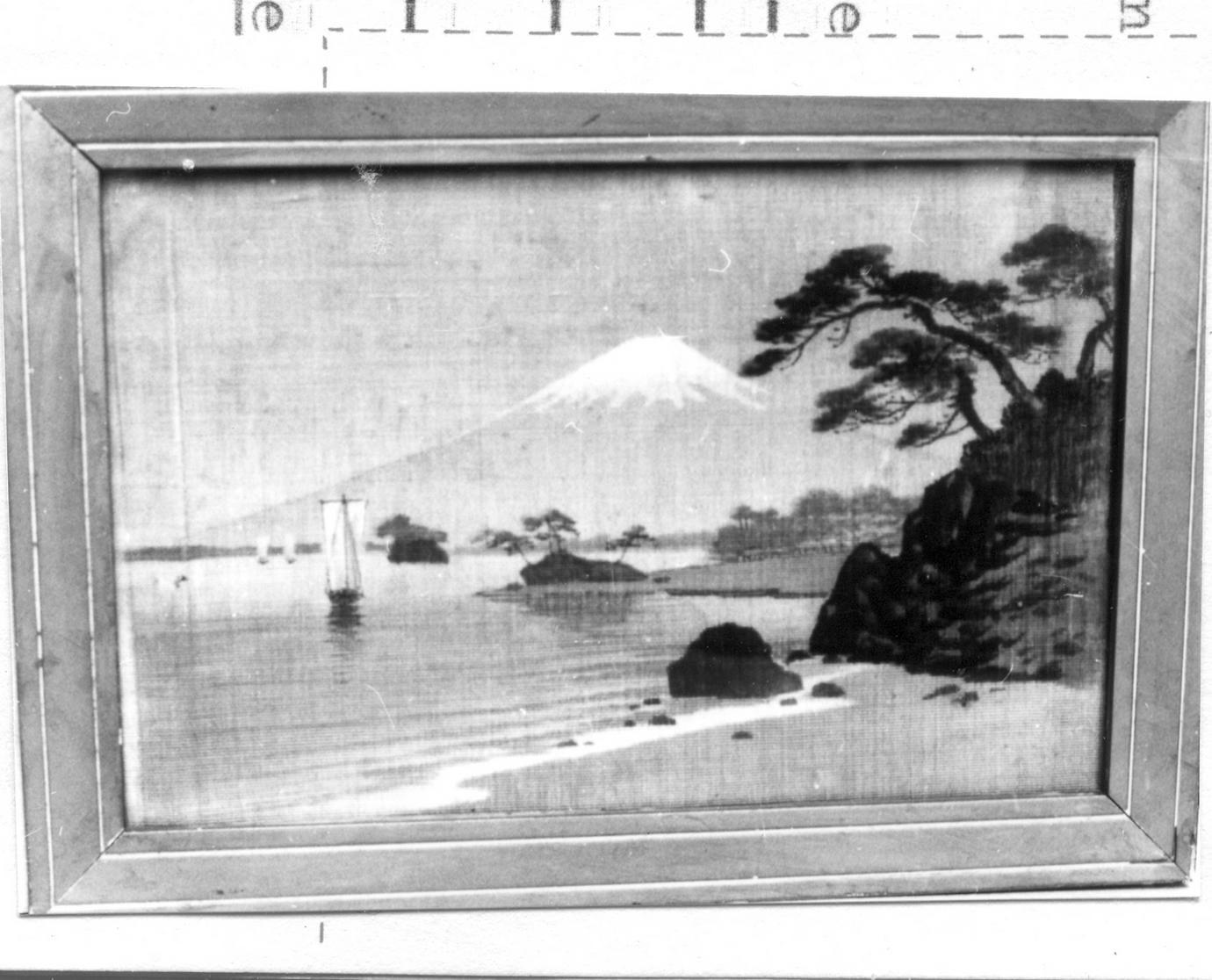 paesaggio giapponese (dipinto) - ambito giapponese (inizio sec. XX)