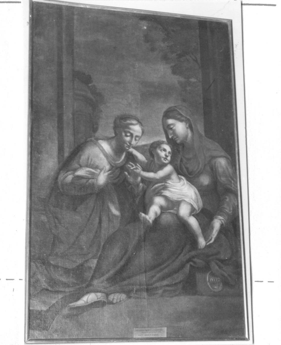 matrimonio mistico di Santa Caterina d'Alessandria (dipinto) di Lamberti Bonaventura (attribuito) (sec. XVII)