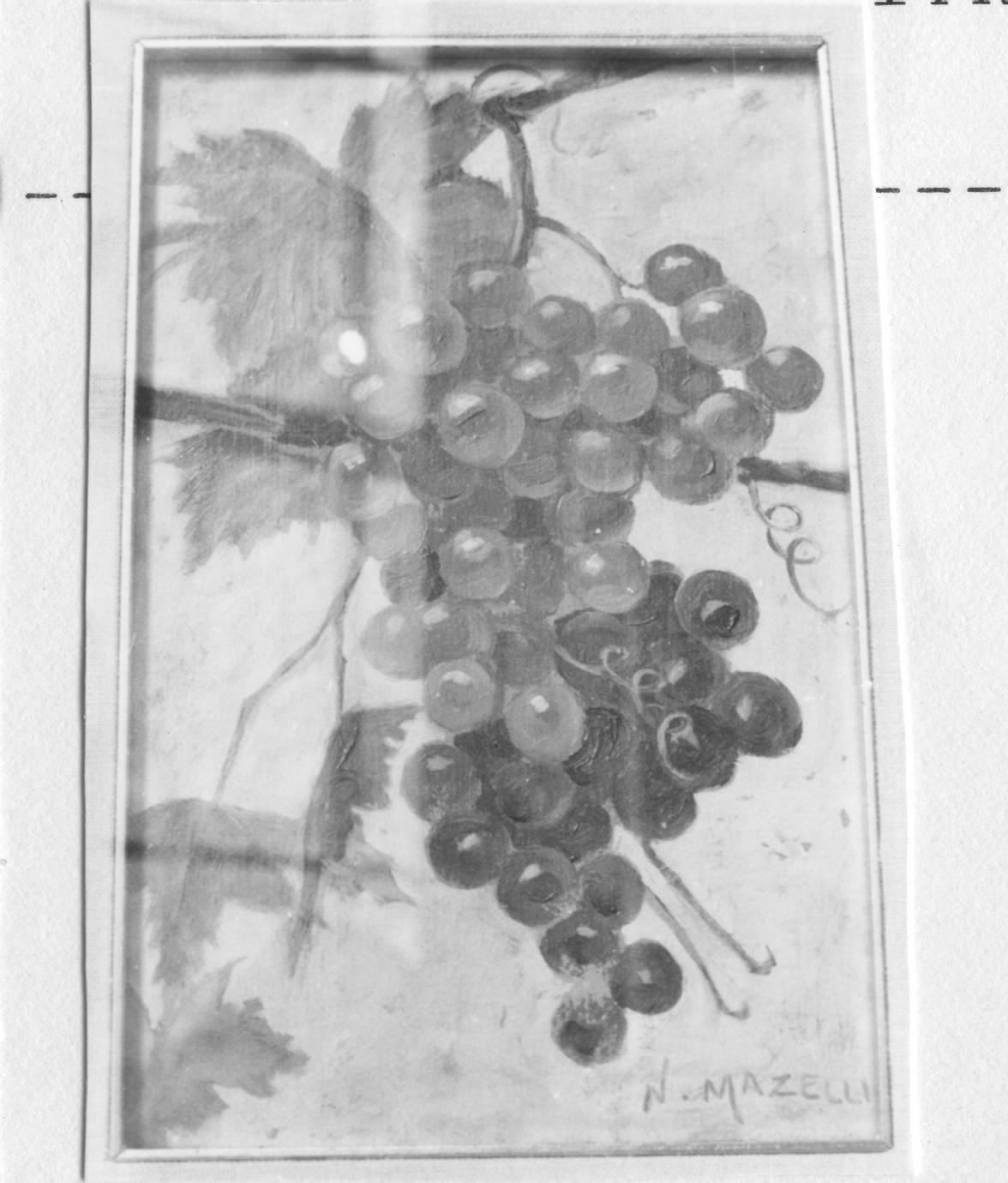 grappolo d'uva (dipinto) di Mazelli Nello (sec. XX)