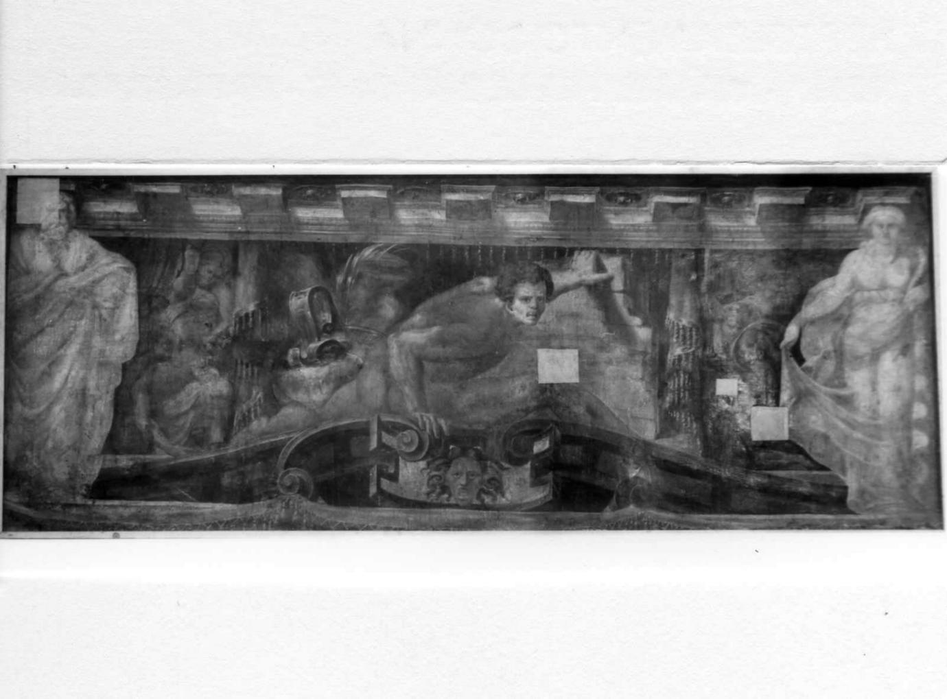 allegoria della guerra (dipinto, elemento d'insieme) di Orsi Lelio (sec. XVI)