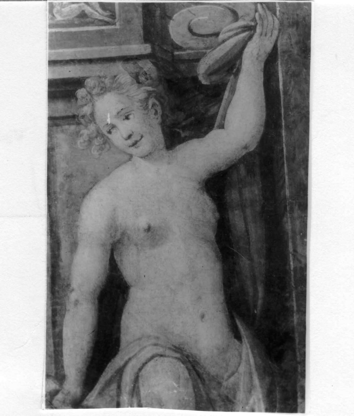 figura femminile nuda (dipinto, elemento d'insieme) di Orsi Lelio (sec. XVI)