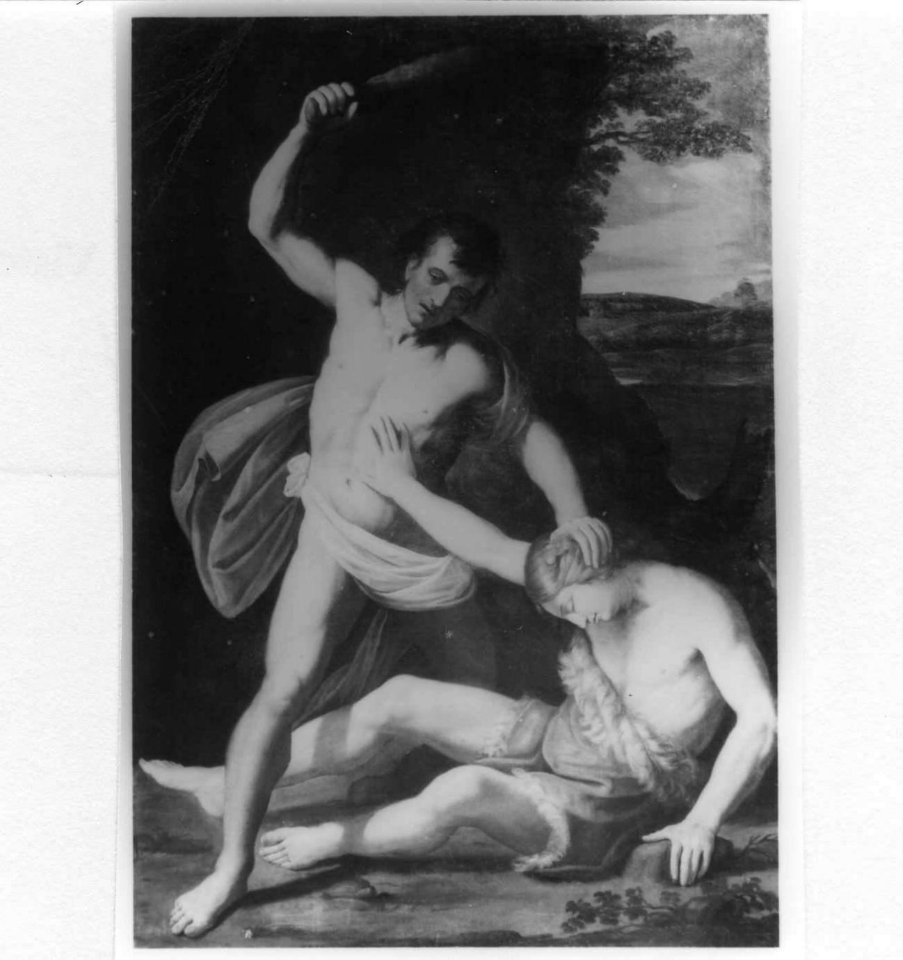 Caino uccide Abele (dipinto) di Lana Ludovico (attribuito) (prima metà sec. XVII)