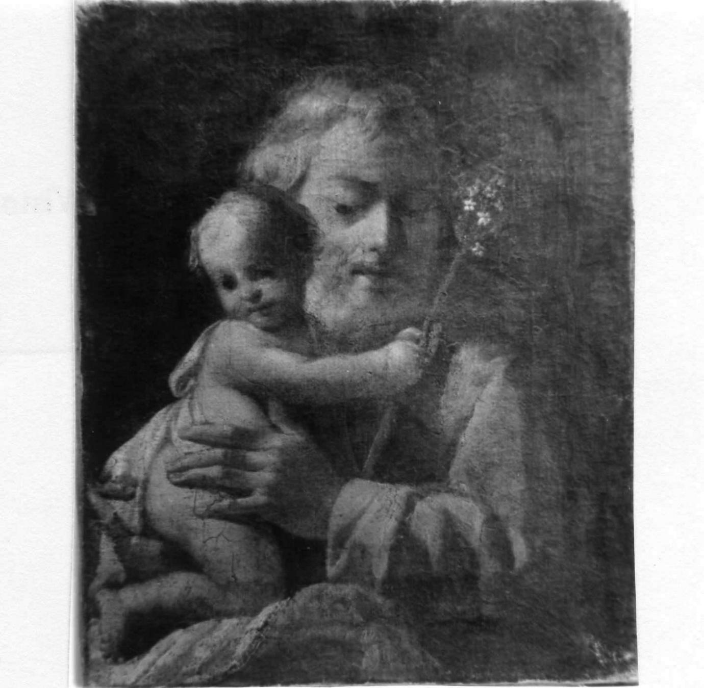 San Giuseppe e Gesù Bambino (dipinto) - ambito emiliano (prima metà sec. XVIII)