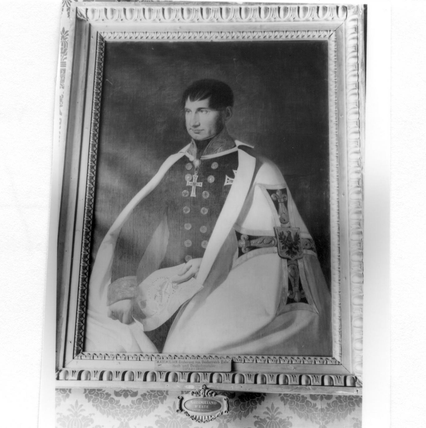 ritratto di Massimiliano d'Austria d'Este (dipinto) di Malatesta Adeodato (sec. XIX)