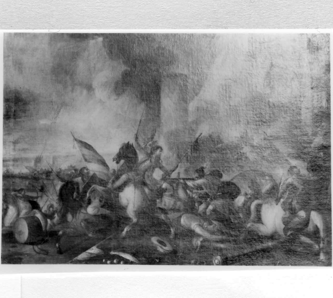 battaglia (dipinto) - ambito italiano (seconda metà sec. XVII)