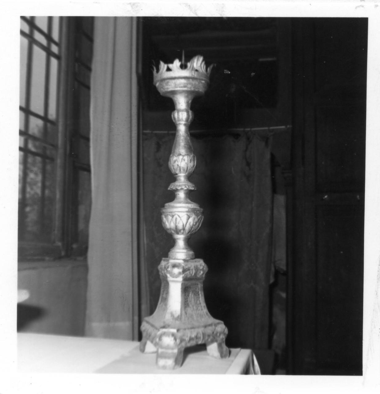 candeliere, serie - bottega emiliana (prima metà sec. XIX)