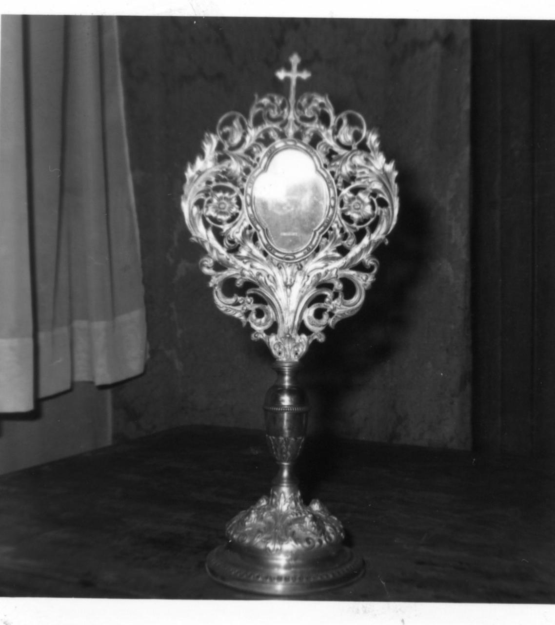 ostensorio - bottega emiliana (seconda metà sec. XIX)