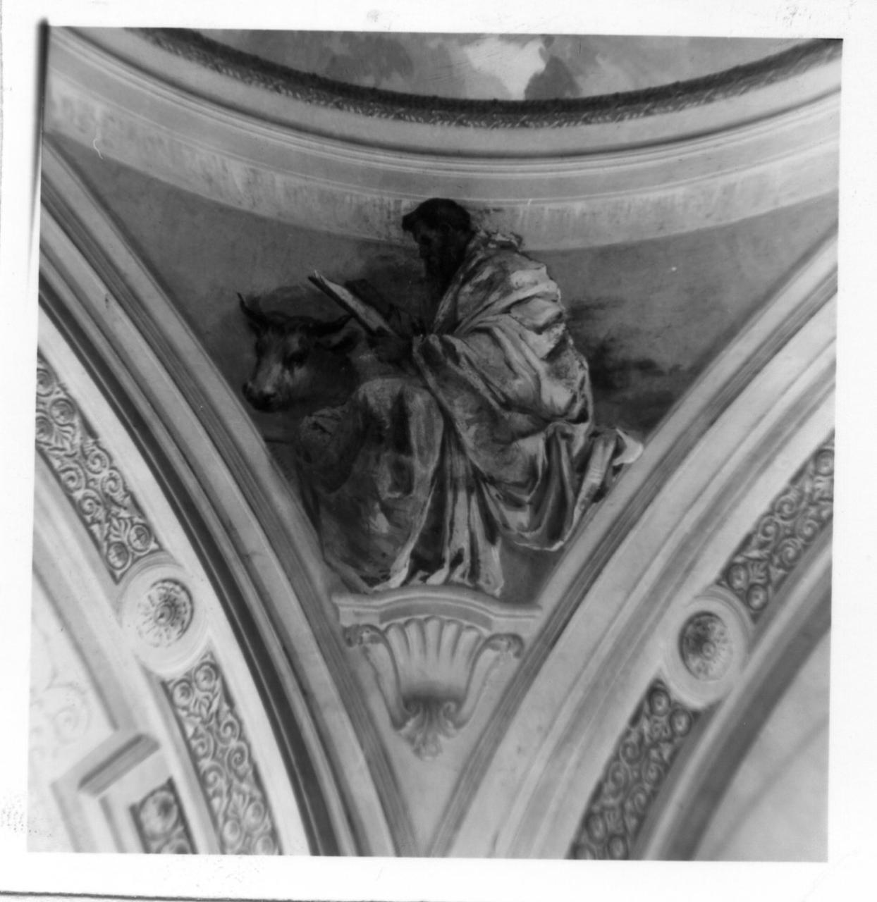 San Luca Evangelista (dipinto) di Cappelli Evaristo (sec. XX)