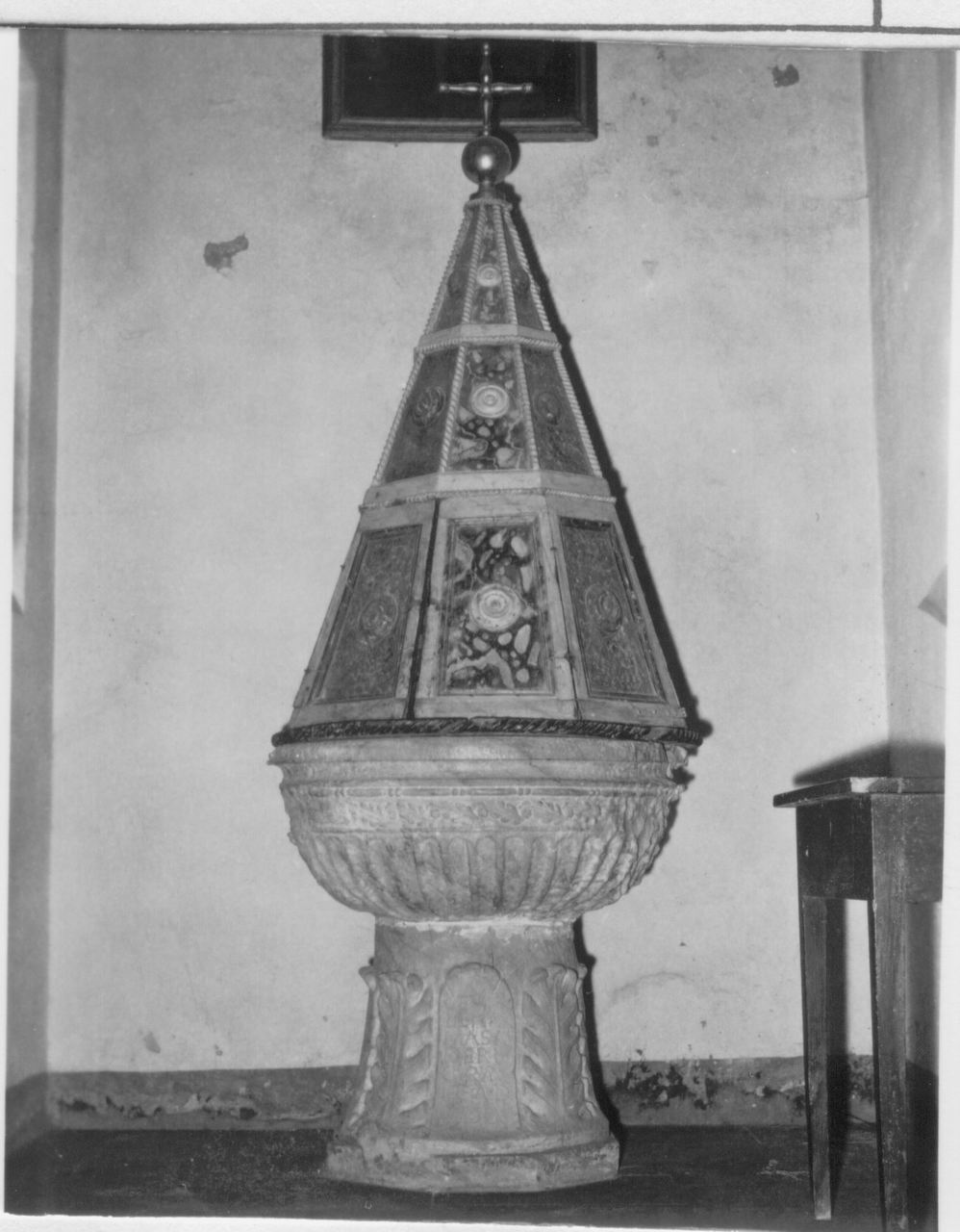 fonte battesimale - bottega modenese (metà sec. XVI)