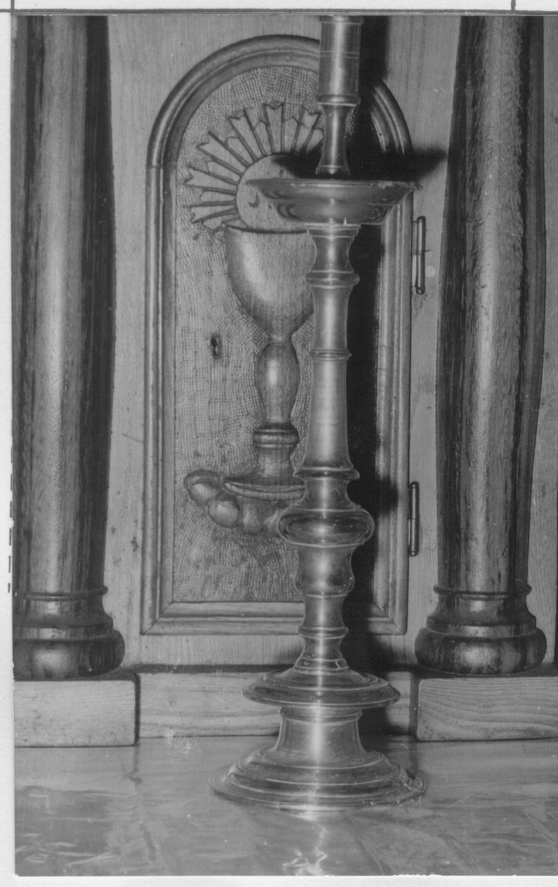 candeliere, serie - bottega emiliana (inizio sec. XVIII)