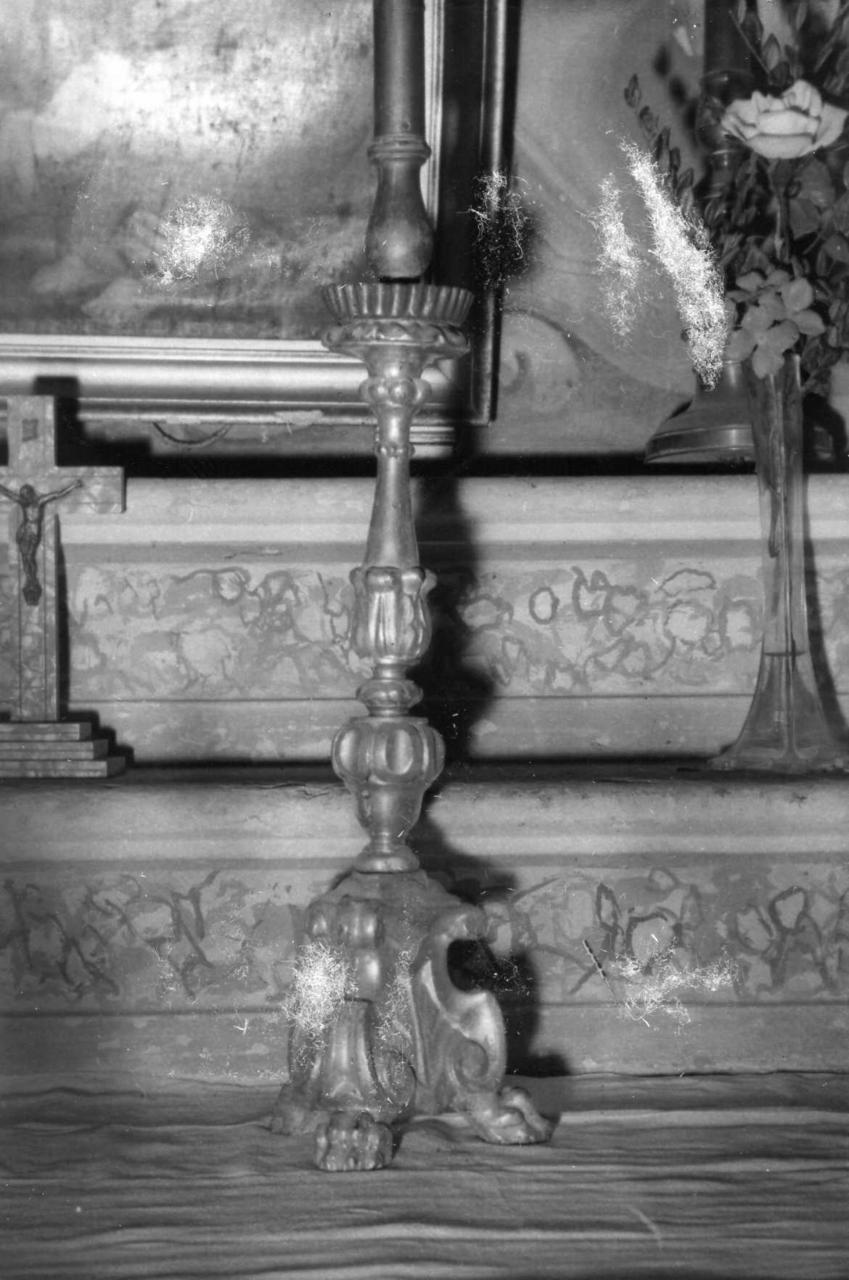candeliere, serie - bottega modenese (fine sec. XVII)