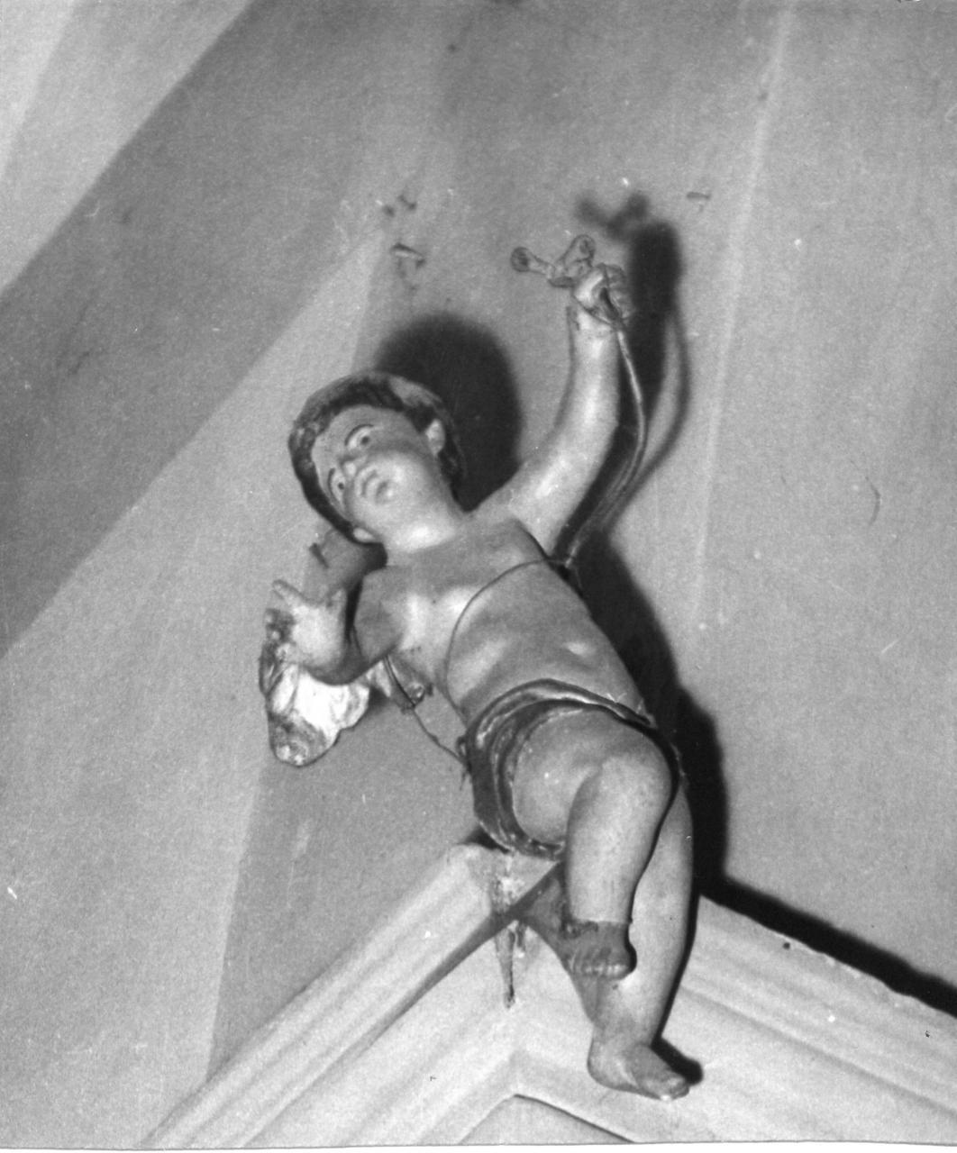 angioletti (scultura, serie) - bottega emiliana (inizio sec. XVIII)