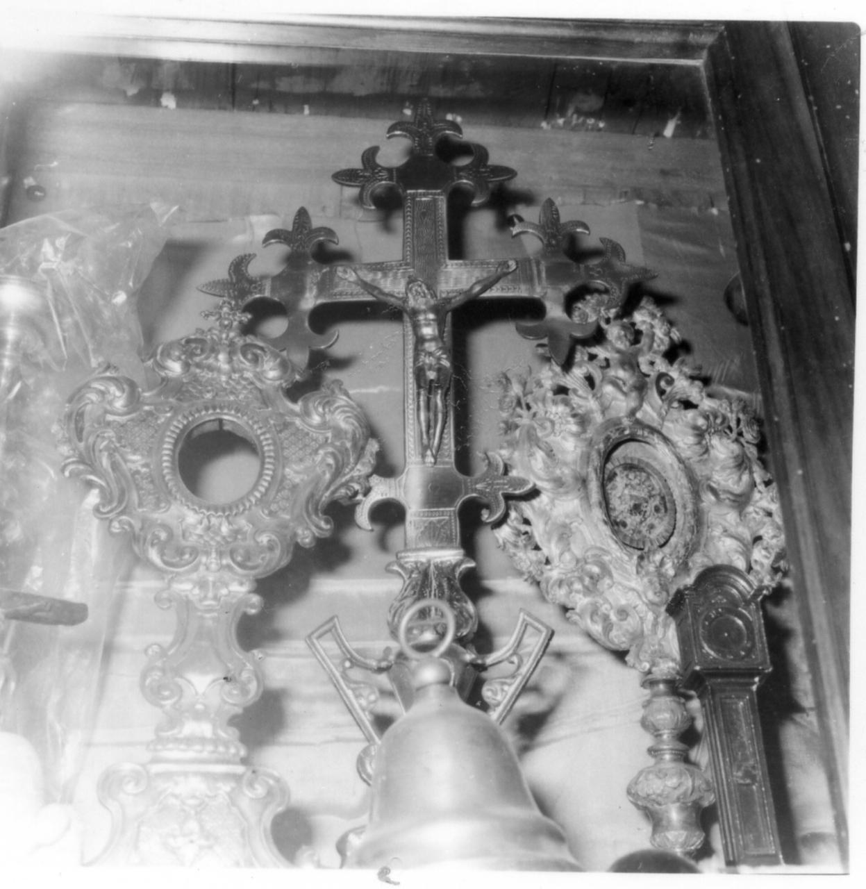 croce processionale - bottega emiliana (seconda metà sec. XVII)