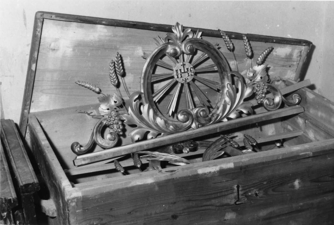 baldacchino processionale - bottega modenese (metà sec. XIX)