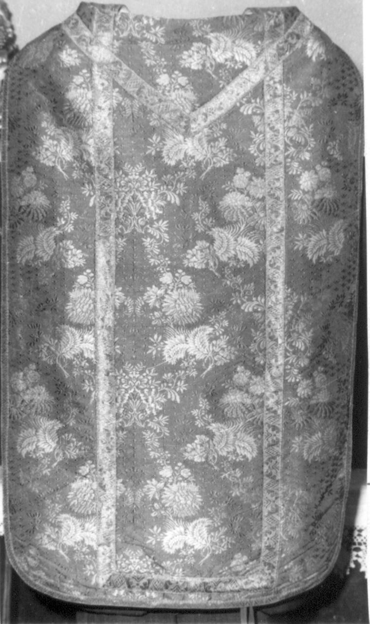 paramento liturgico - manifattura italiana (prima metà sec. XVIII)