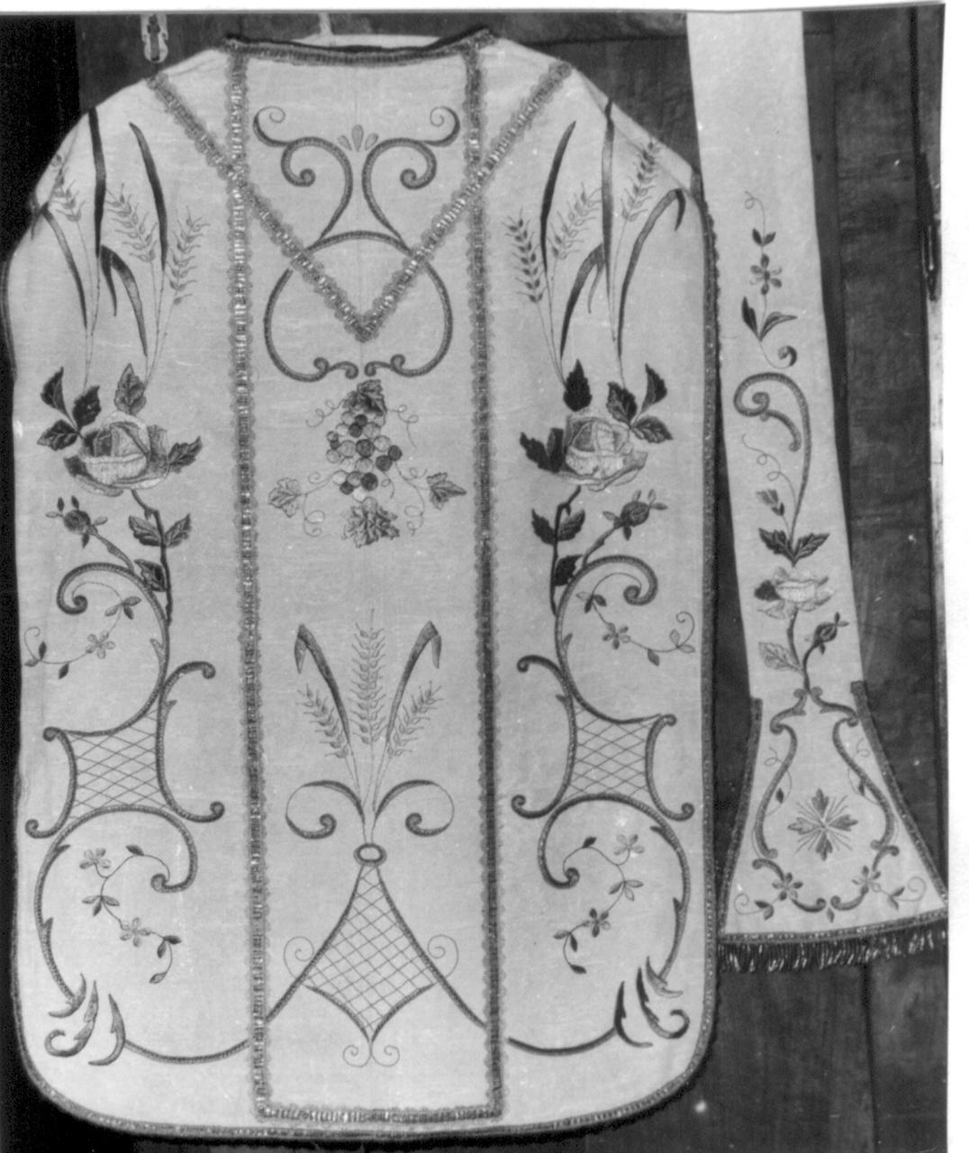 paramento liturgico - manifattura italiana (sec. XX)