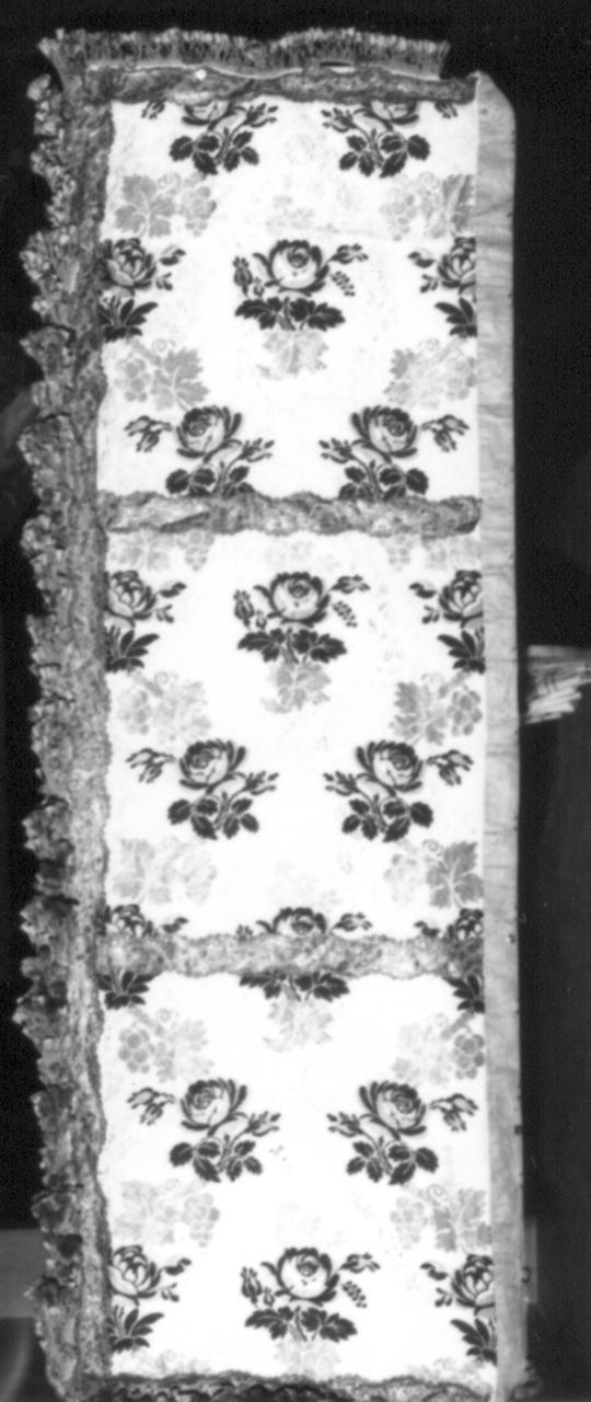 cortina del baldacchino d'altare, serie - manifattura italiana (seconda metà sec. XIX)