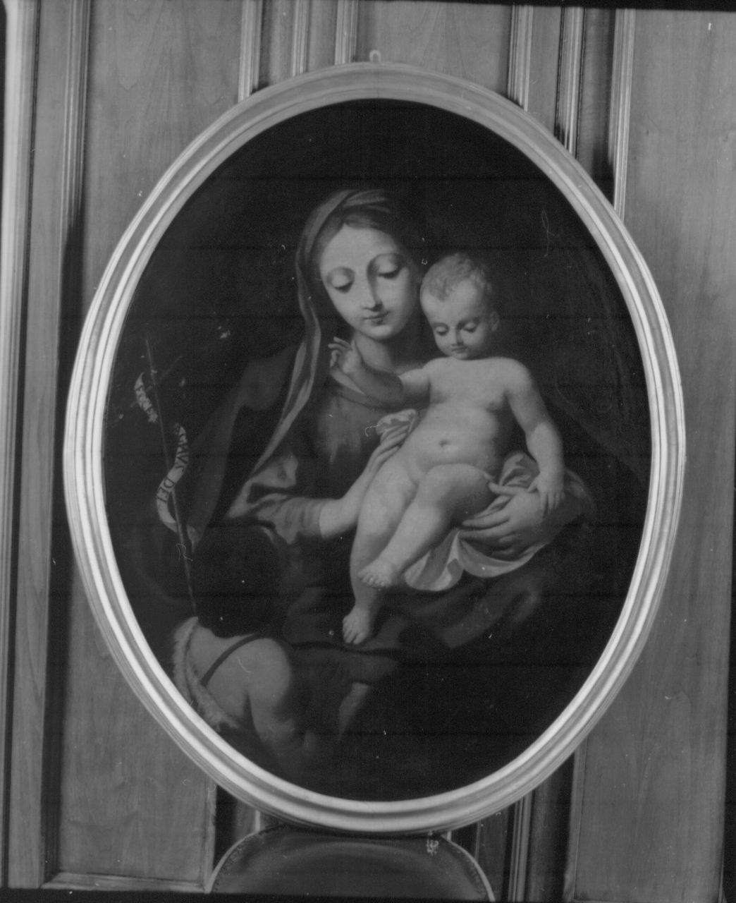 Madonna con Bambino e San Giovannino (dipinto) di Donnini Girolamo (primo quarto sec. XVIII)