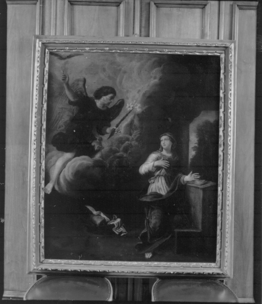 Annunciazione (dipinto) - ambito ferrarese (primo quarto sec. XVII)