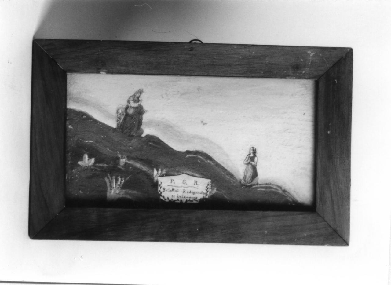 figura femminile che prega (ex voto) - ambito modenese (secondo quarto sec. XX)