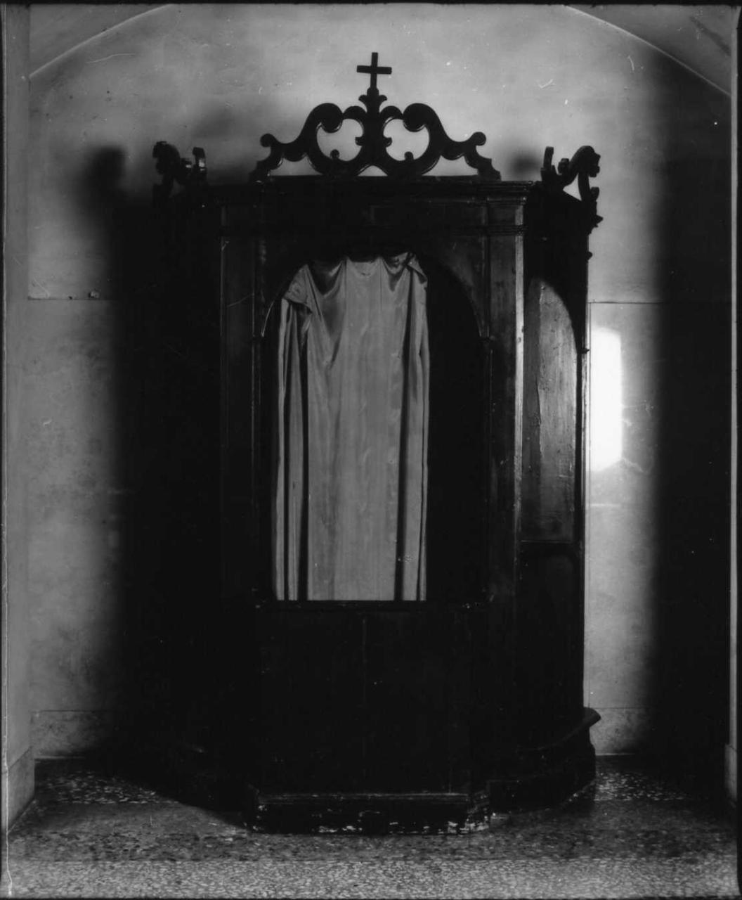 confessionale - bottega emiliana (seconda metà sec. XVIII)
