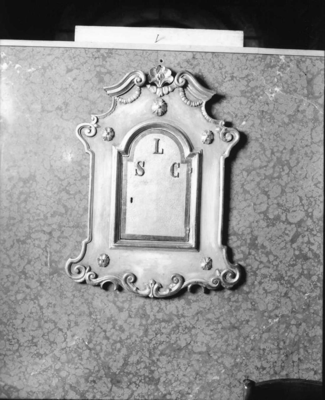 armadietto per oli santi - bottega modenese (prima metà sec. XIX)