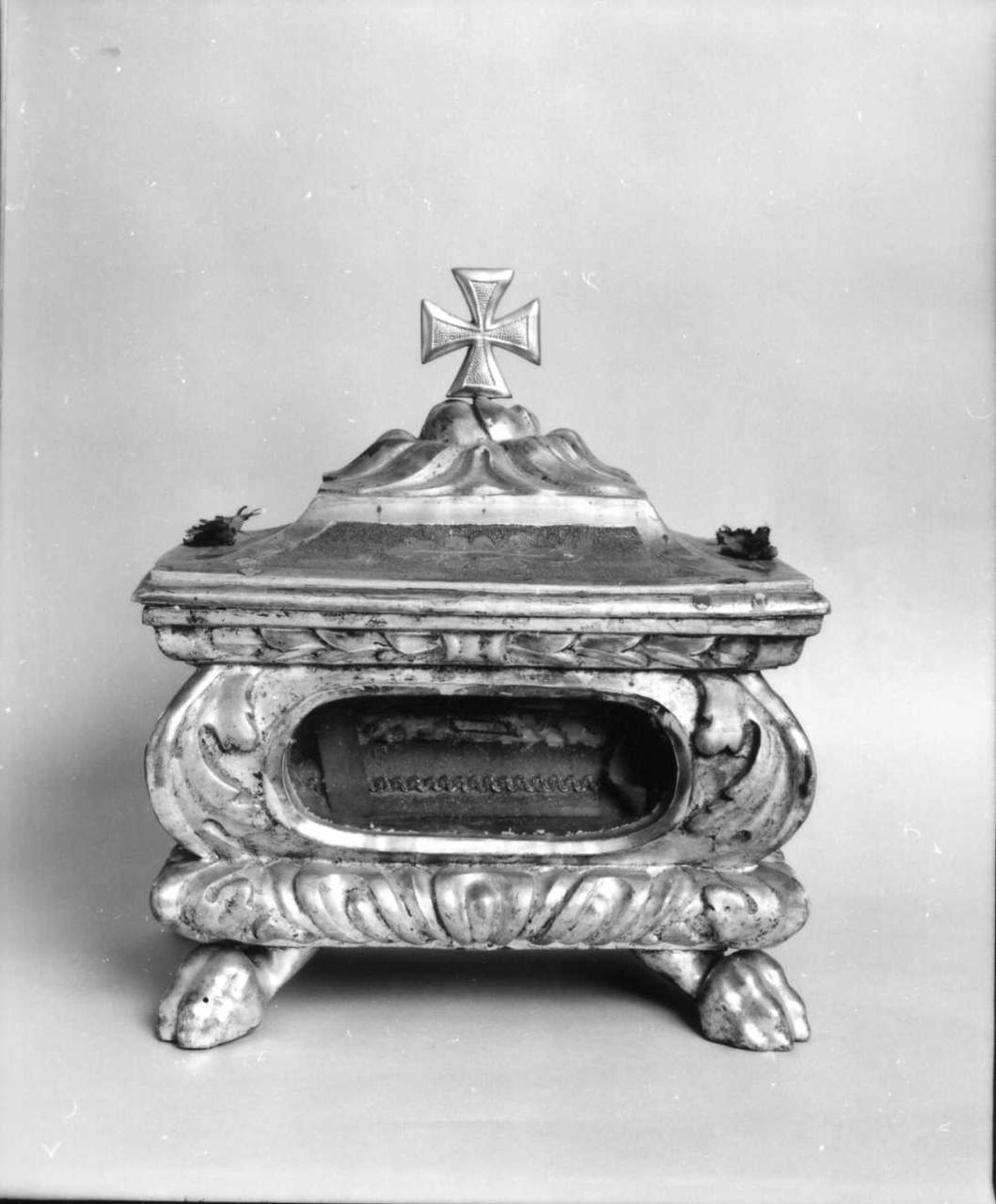 reliquiario, serie - bottega emiliana (seconda metà sec. XVIII)