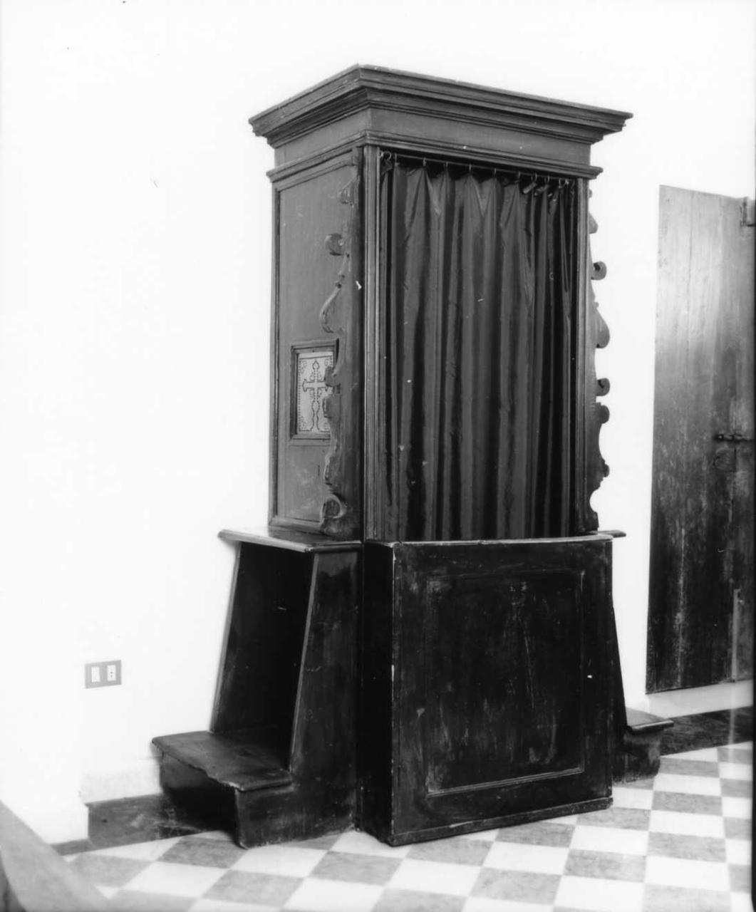confessionale - bottega modenese (ultimo quarto sec. XVIII)