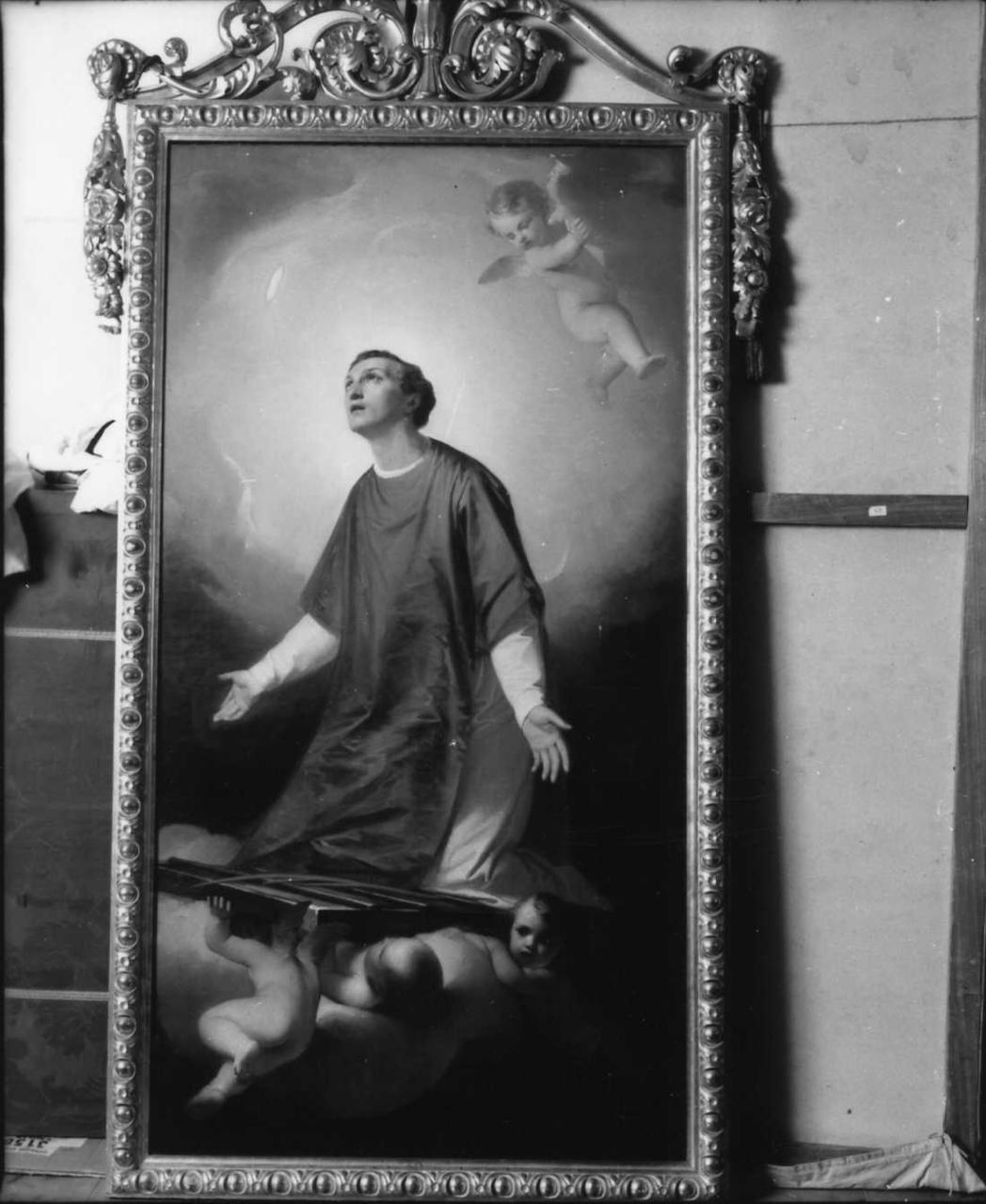 San Lorenzo in gloria (dipinto) di Malatesta Adeodato (prima metà sec. XIX)
