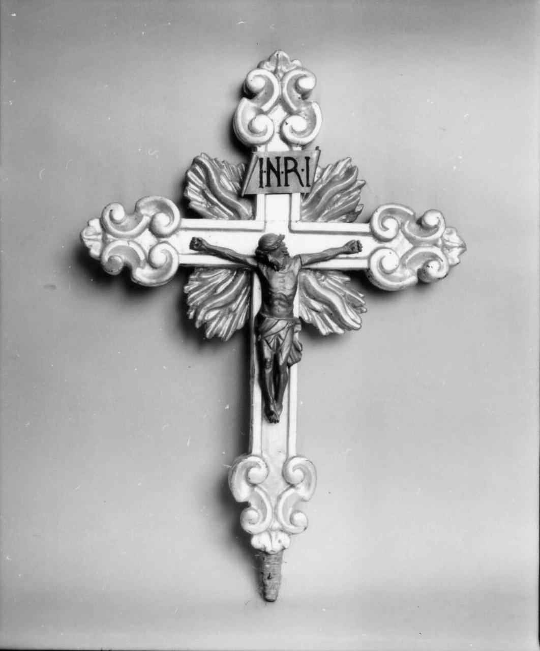 croce processionale - bottega emiliana (fine/inizio secc. XVIII/ XIX)