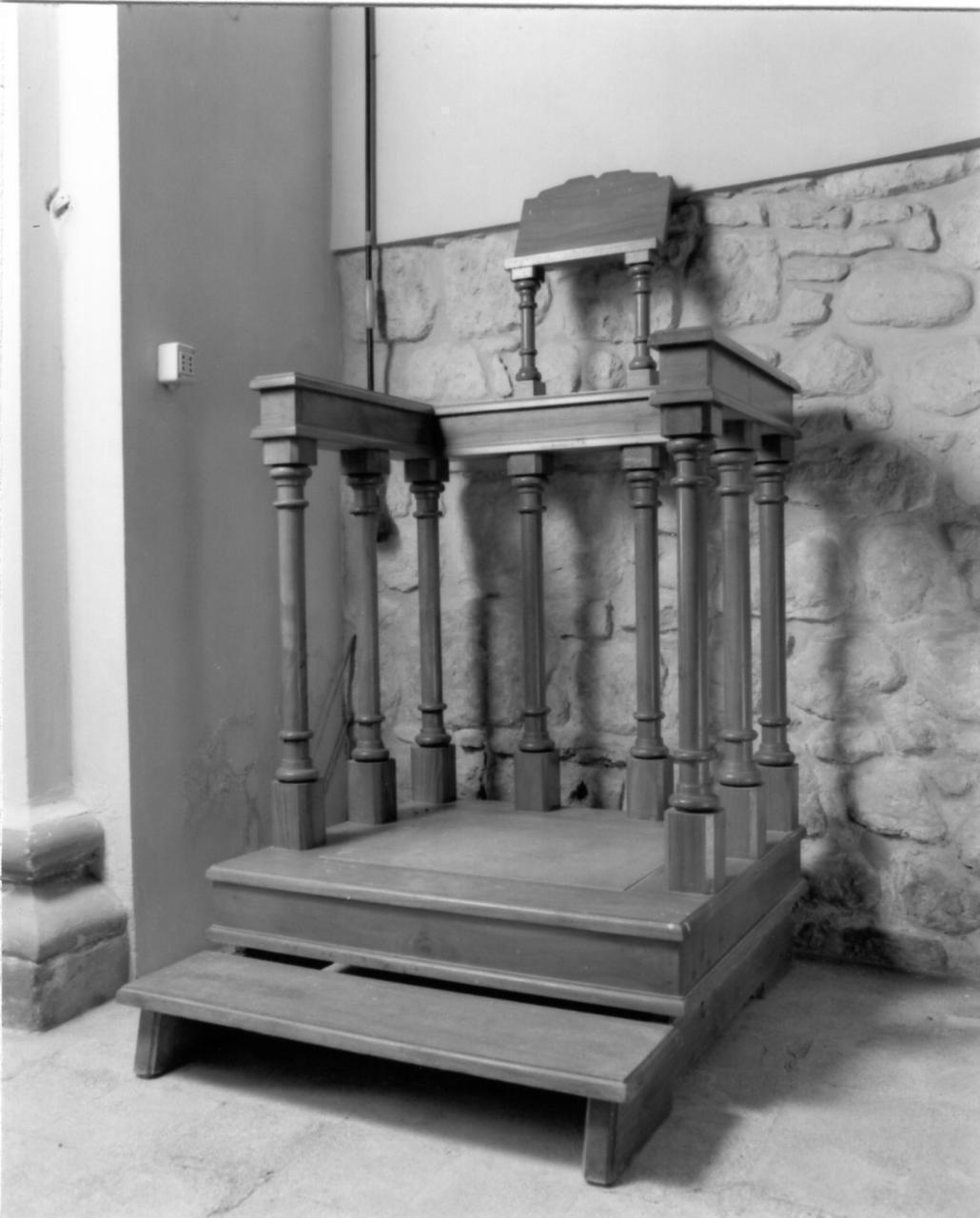 pulpito - bottega modenese (terzo quarto sec. XX)